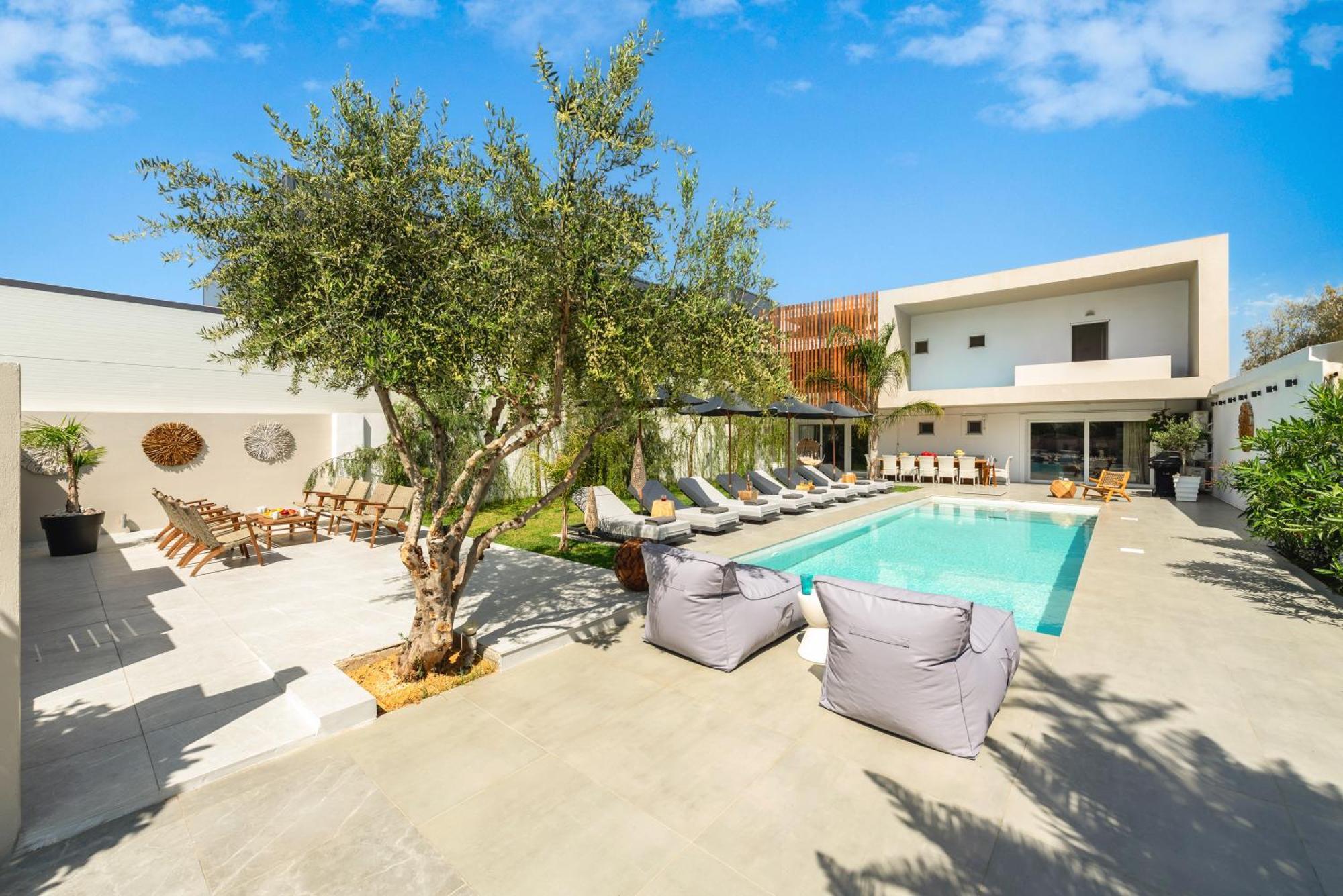 גאורגיופוליס Hypnosis Beachside Villa With Private Heated Pool מראה חיצוני תמונה