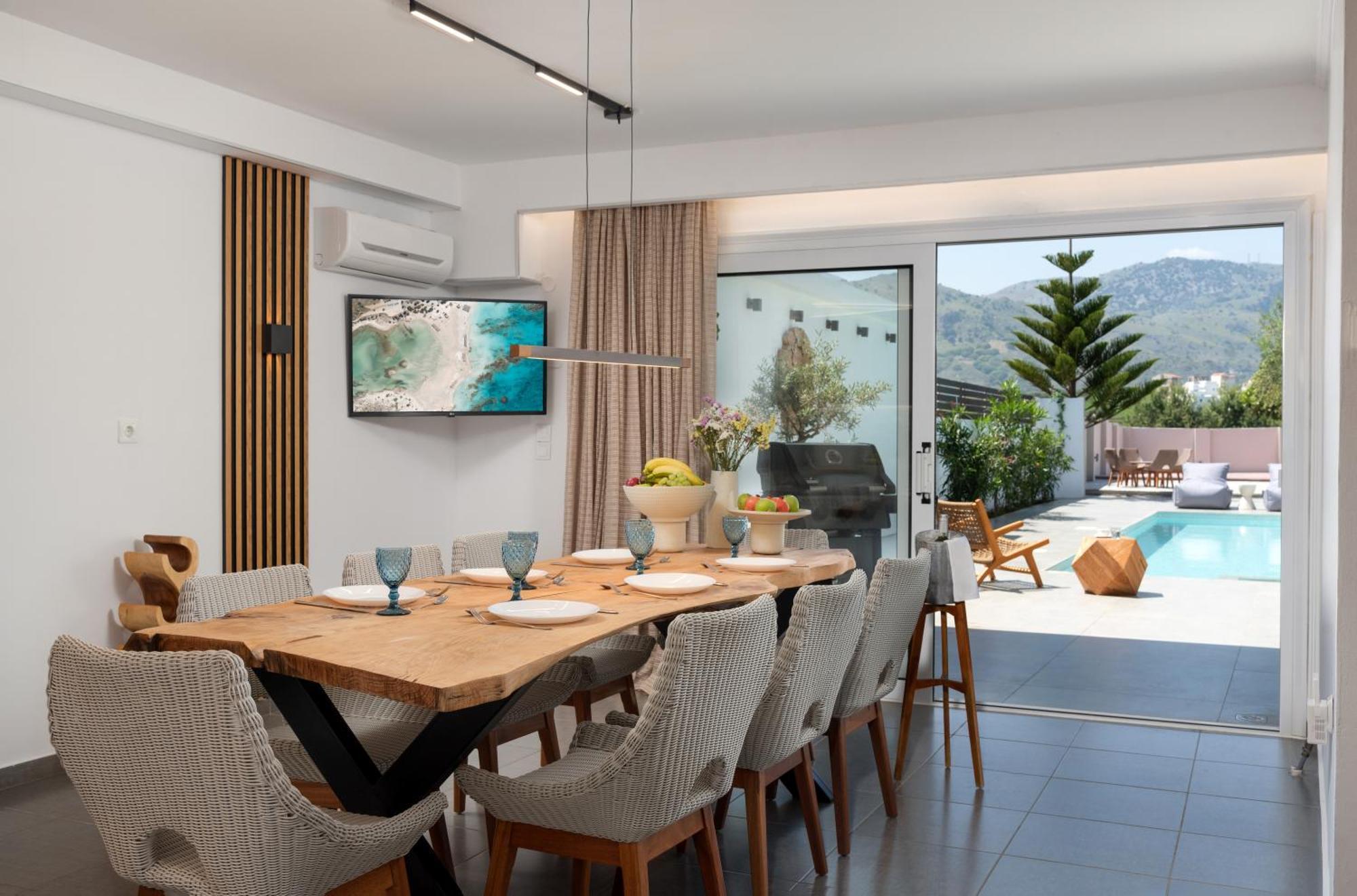 גאורגיופוליס Hypnosis Beachside Villa With Private Heated Pool מראה חיצוני תמונה