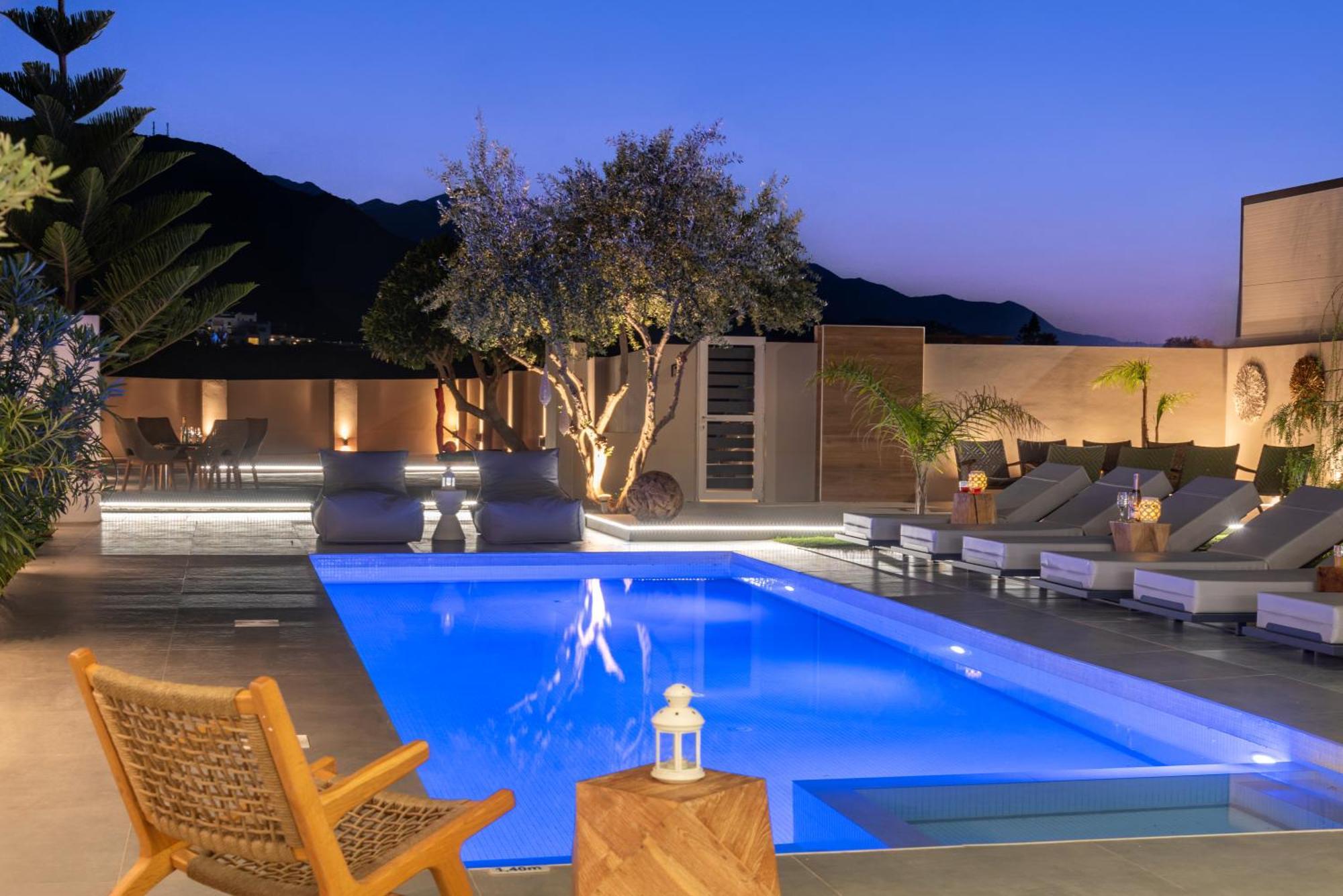 גאורגיופוליס Hypnosis Beachside Villa With Private Heated Pool מראה חיצוני תמונה