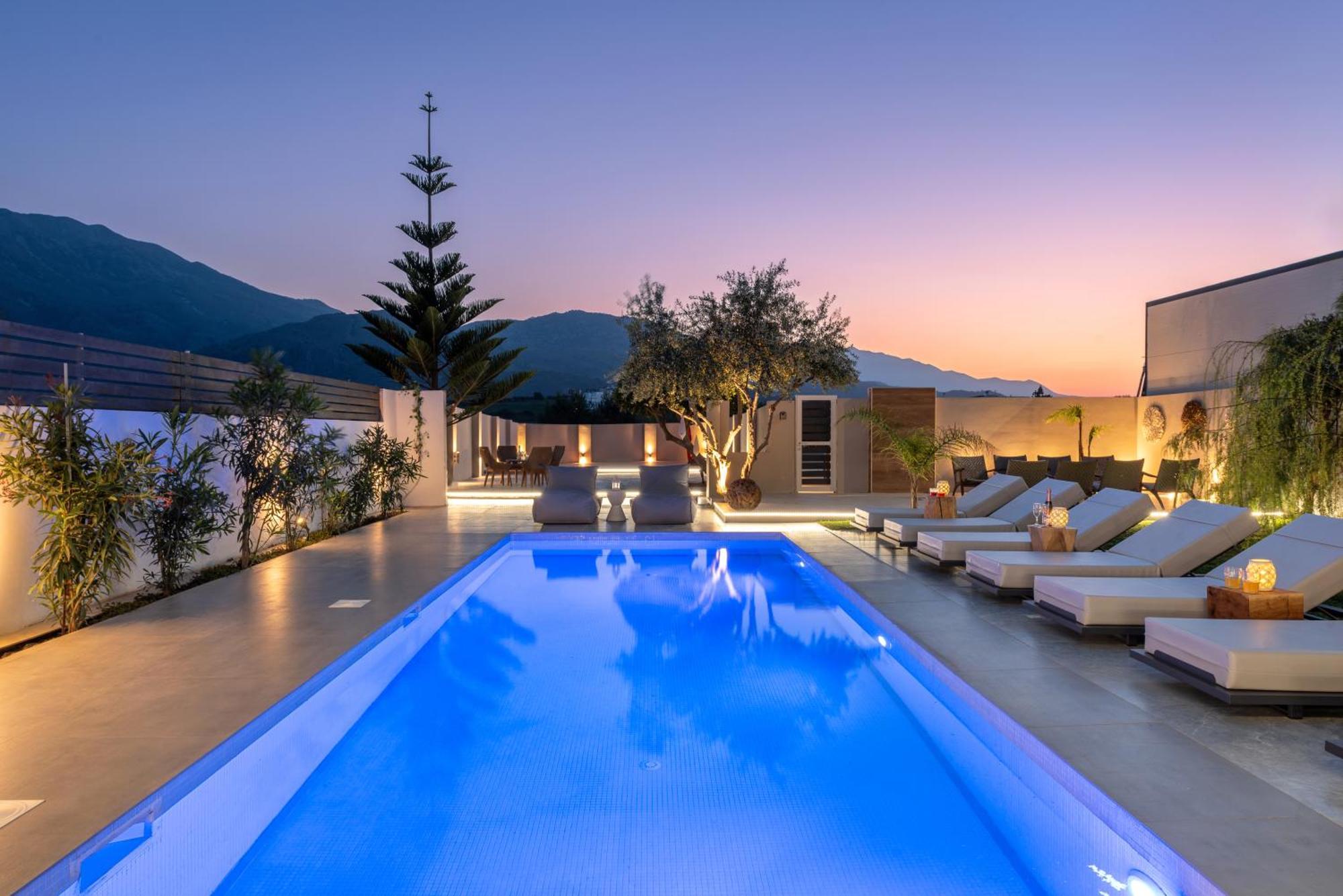 גאורגיופוליס Hypnosis Beachside Villa With Private Heated Pool מראה חיצוני תמונה