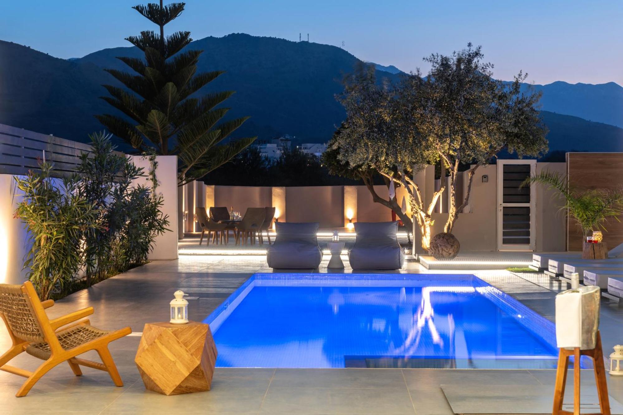 גאורגיופוליס Hypnosis Beachside Villa With Private Heated Pool מראה חיצוני תמונה
